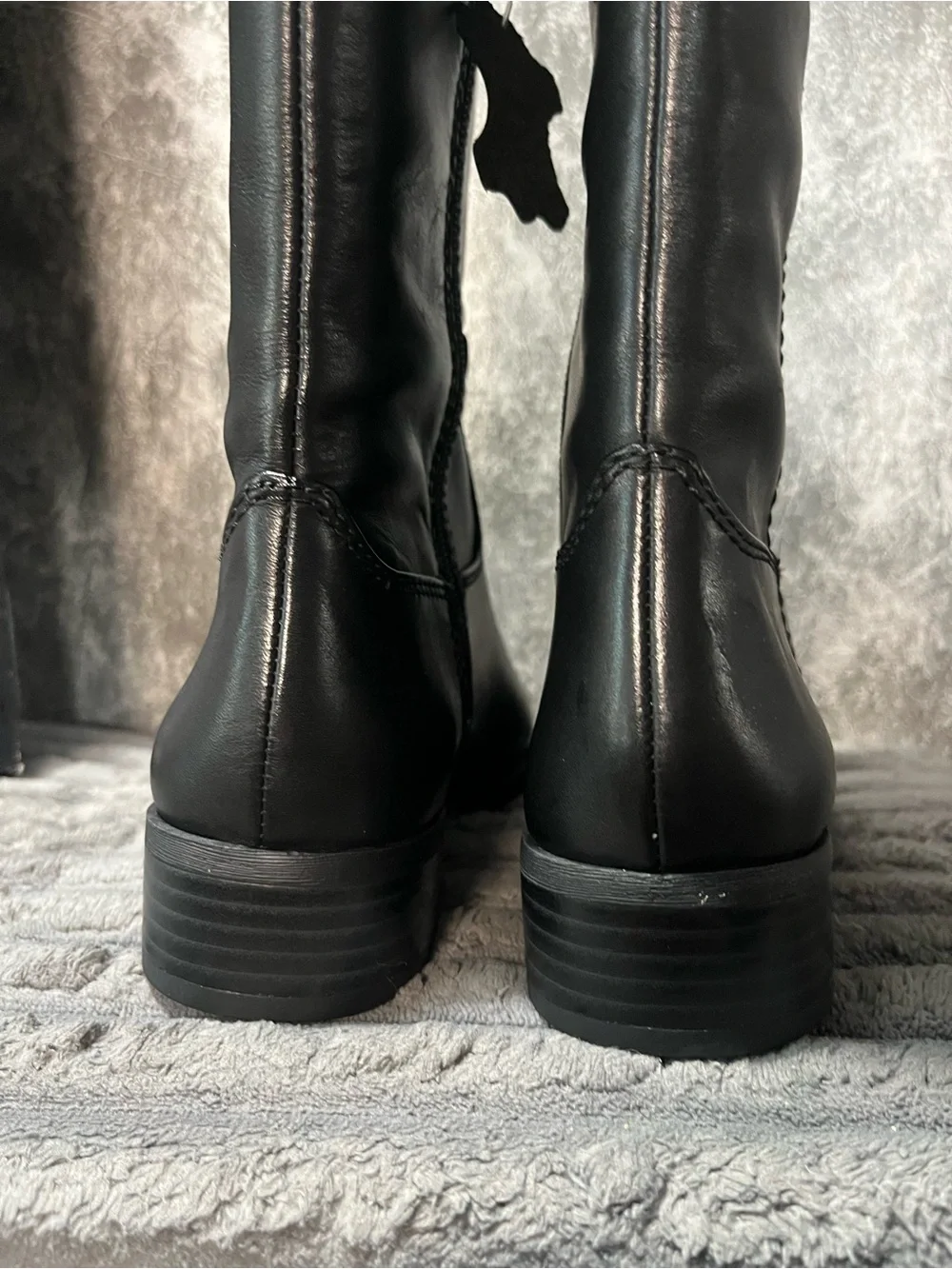 INC International Concepts Black Over-the-Knee Riding Boots